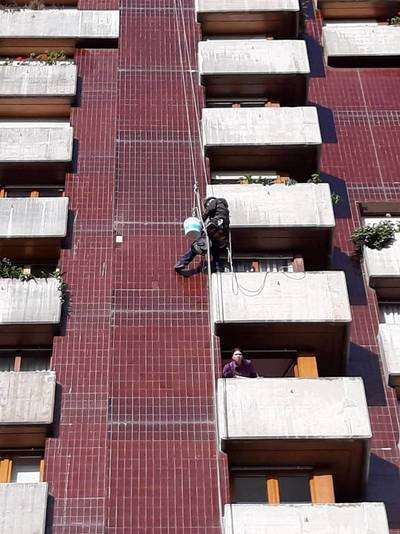 Trabajos verticales en Asturias